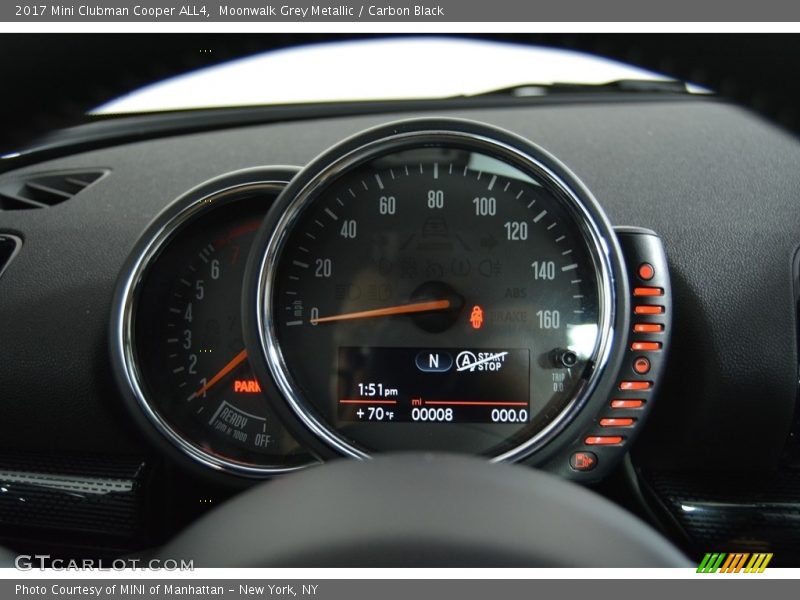 Moonwalk Grey Metallic / Carbon Black 2017 Mini Clubman Cooper ALL4