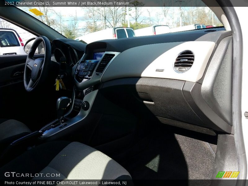 Summit White / Jet Black/Medium Titanium 2012 Chevrolet Cruze LS