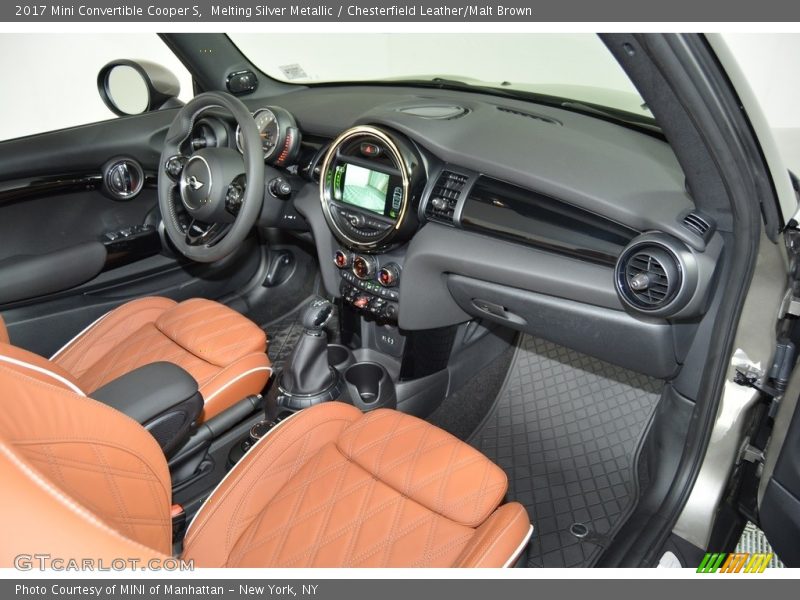 Front Seat of 2017 Convertible Cooper S