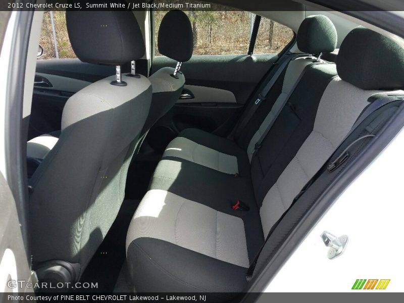 Summit White / Jet Black/Medium Titanium 2012 Chevrolet Cruze LS