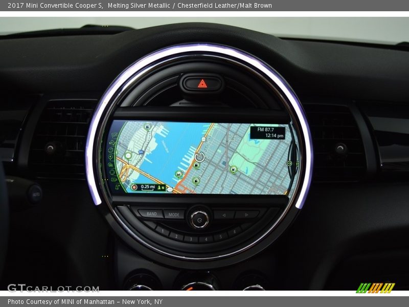 Melting Silver Metallic / Chesterfield Leather/Malt Brown 2017 Mini Convertible Cooper S