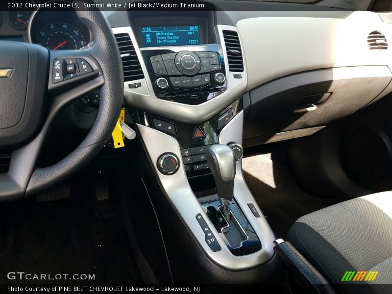 Summit White / Jet Black/Medium Titanium 2012 Chevrolet Cruze LS
