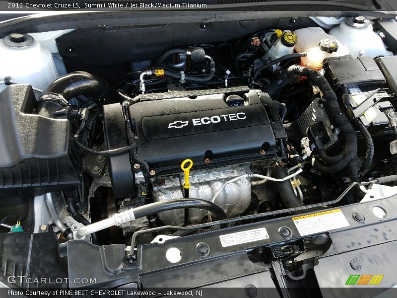 Summit White / Jet Black/Medium Titanium 2012 Chevrolet Cruze LS