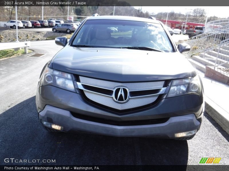 Nimbus Gray Metallic / Taupe 2007 Acura MDX