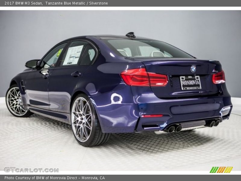 Tanzanite Blue Metallic / Silverstone 2017 BMW M3 Sedan