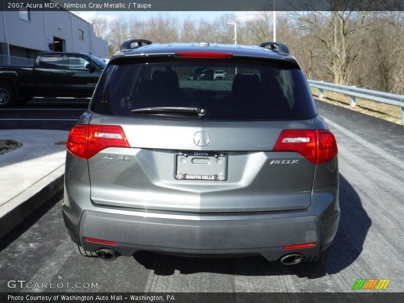 Nimbus Gray Metallic / Taupe 2007 Acura MDX