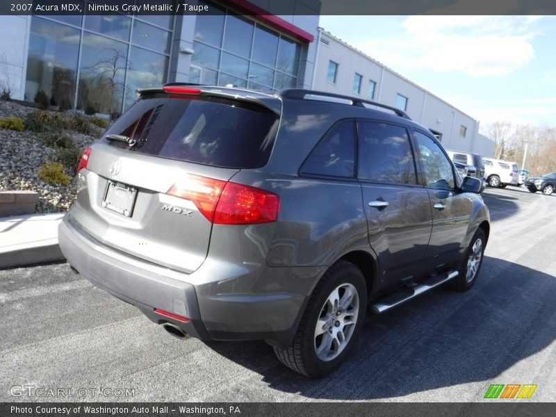 Nimbus Gray Metallic / Taupe 2007 Acura MDX