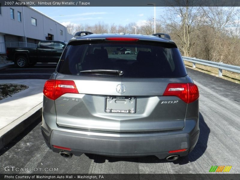 Nimbus Gray Metallic / Taupe 2007 Acura MDX