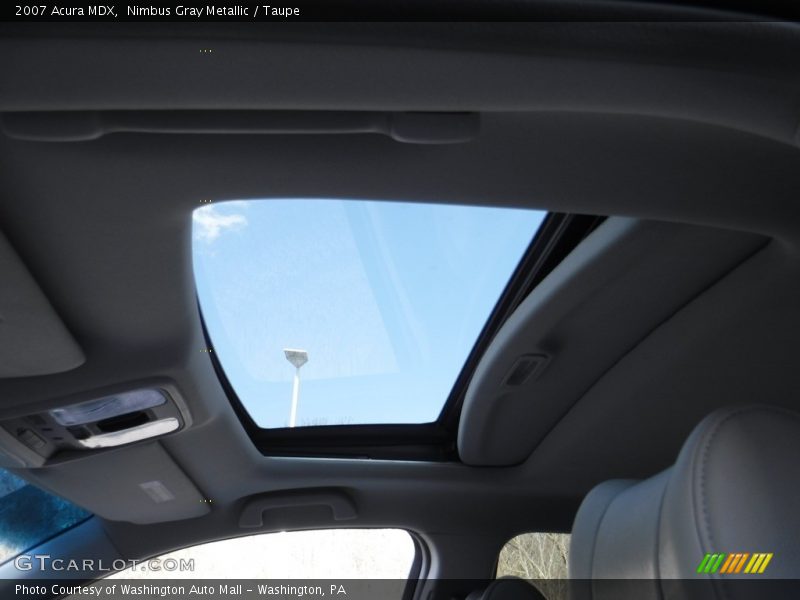 Nimbus Gray Metallic / Taupe 2007 Acura MDX