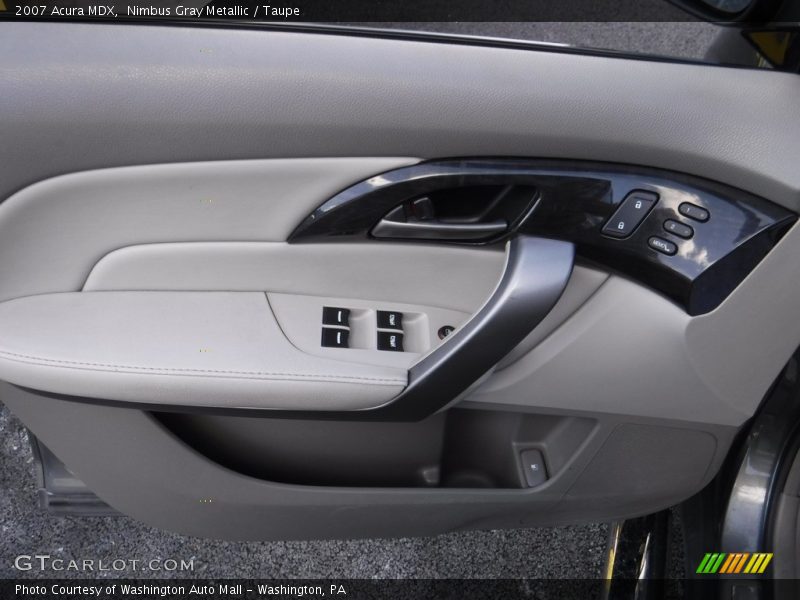 Nimbus Gray Metallic / Taupe 2007 Acura MDX