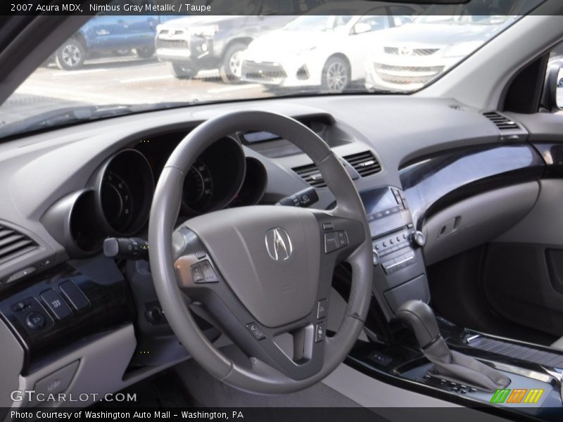 Nimbus Gray Metallic / Taupe 2007 Acura MDX