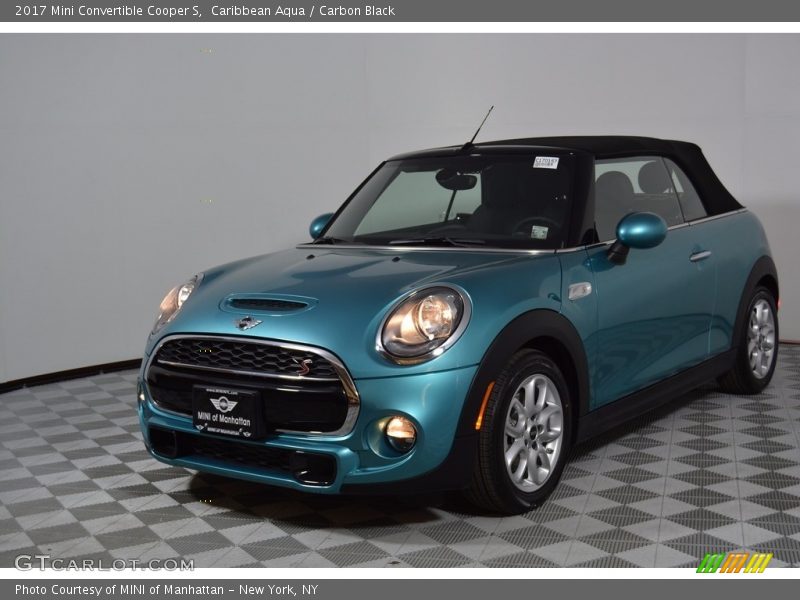 Caribbean Aqua / Carbon Black 2017 Mini Convertible Cooper S