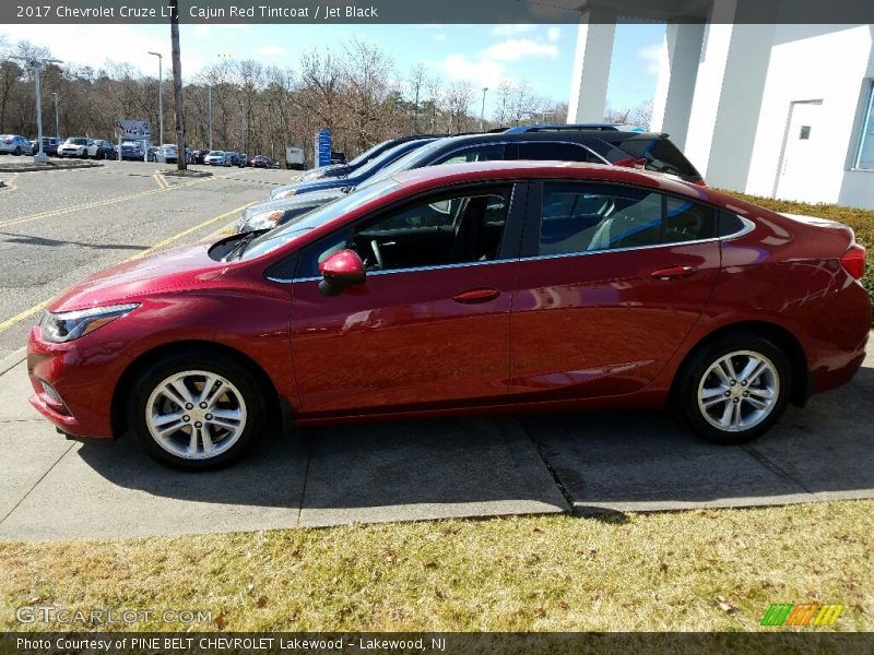 Cajun Red Tintcoat / Jet Black 2017 Chevrolet Cruze LT