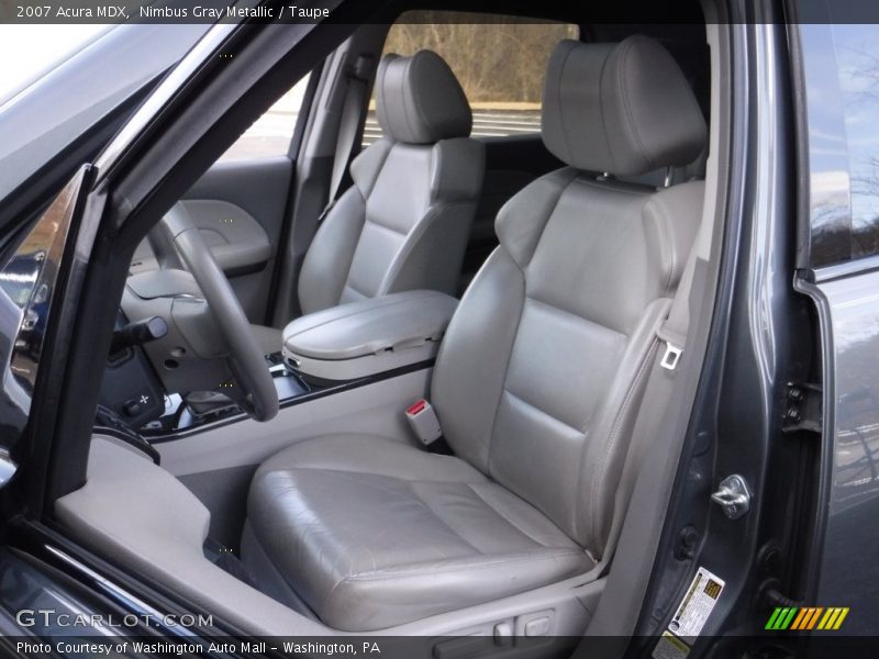 Nimbus Gray Metallic / Taupe 2007 Acura MDX