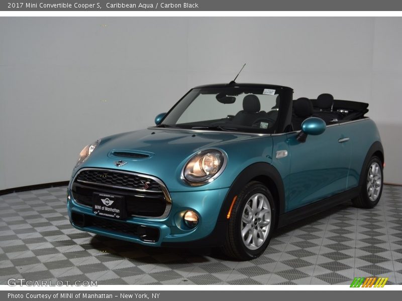 Caribbean Aqua / Carbon Black 2017 Mini Convertible Cooper S