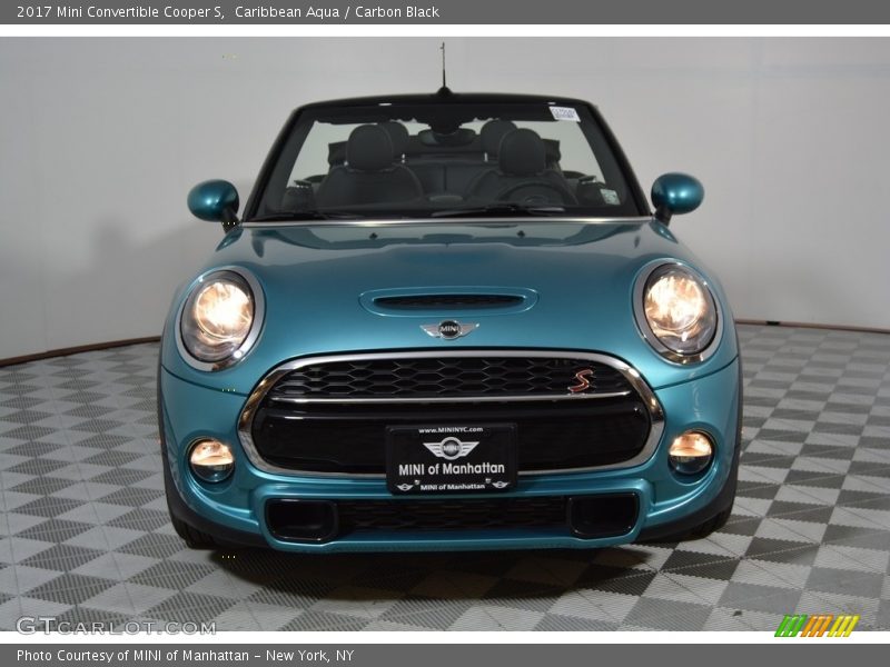 Caribbean Aqua / Carbon Black 2017 Mini Convertible Cooper S