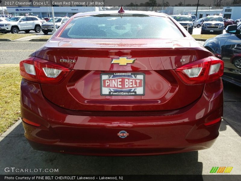 Cajun Red Tintcoat / Jet Black 2017 Chevrolet Cruze LT