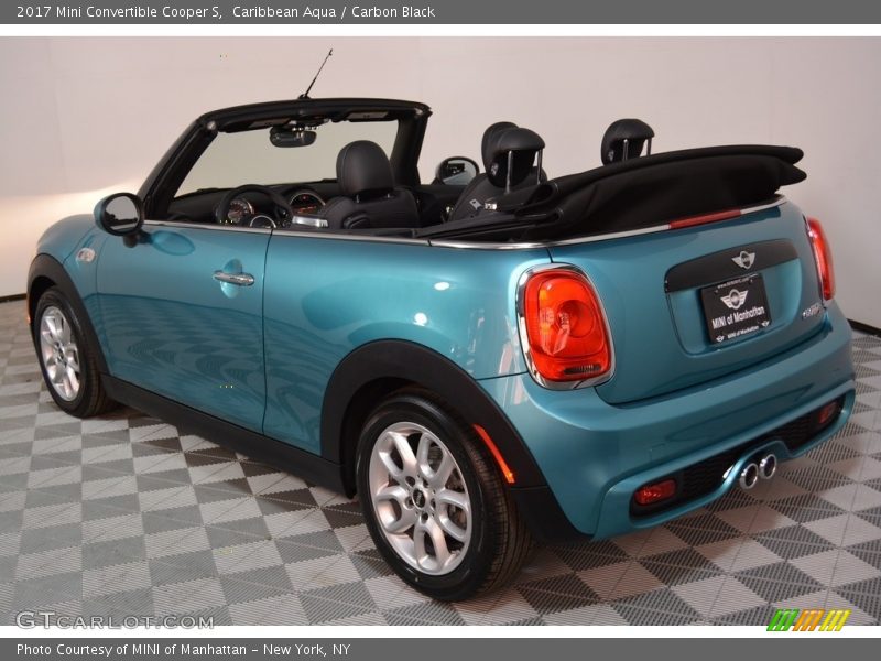 Caribbean Aqua / Carbon Black 2017 Mini Convertible Cooper S