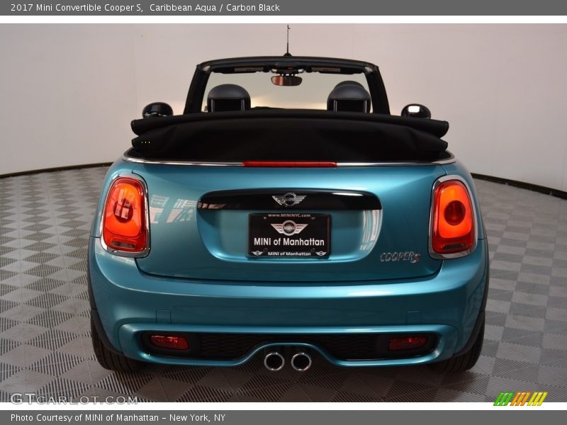 Caribbean Aqua / Carbon Black 2017 Mini Convertible Cooper S