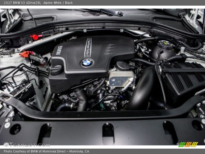 Alpine White / Black 2017 BMW X3 sDrive28i
