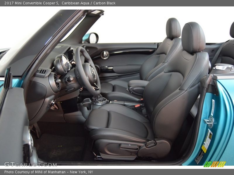 Front Seat of 2017 Convertible Cooper S