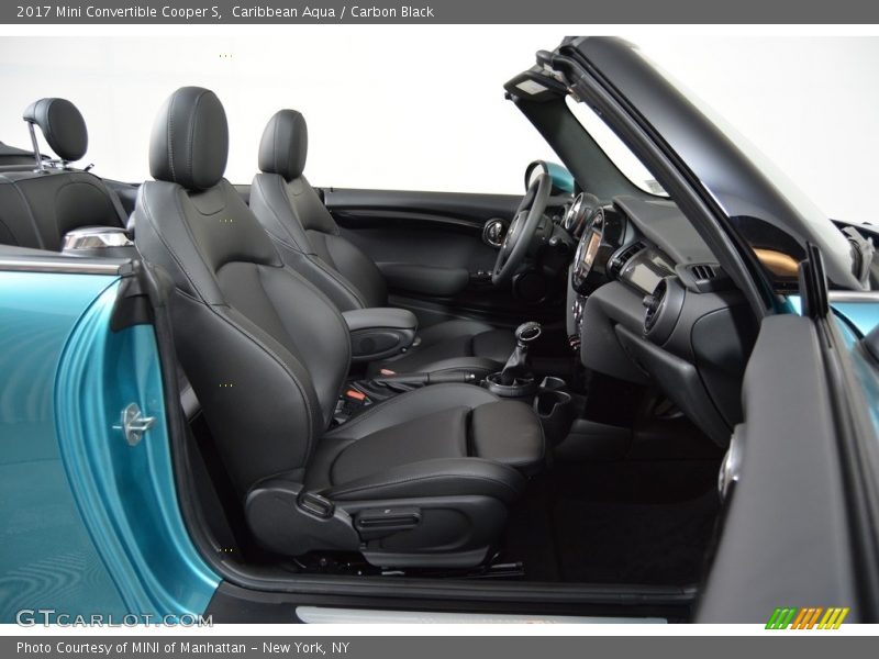 Front Seat of 2017 Convertible Cooper S