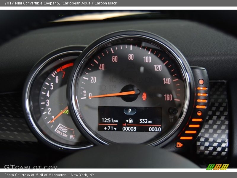  2017 Convertible Cooper S Cooper S Gauges