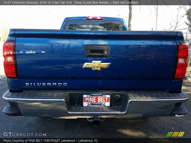 Deep Ocean Blue Metallic / Dark Ash/Jet Black 2017 Chevrolet Silverado 1500 LS Crew Cab 4x4