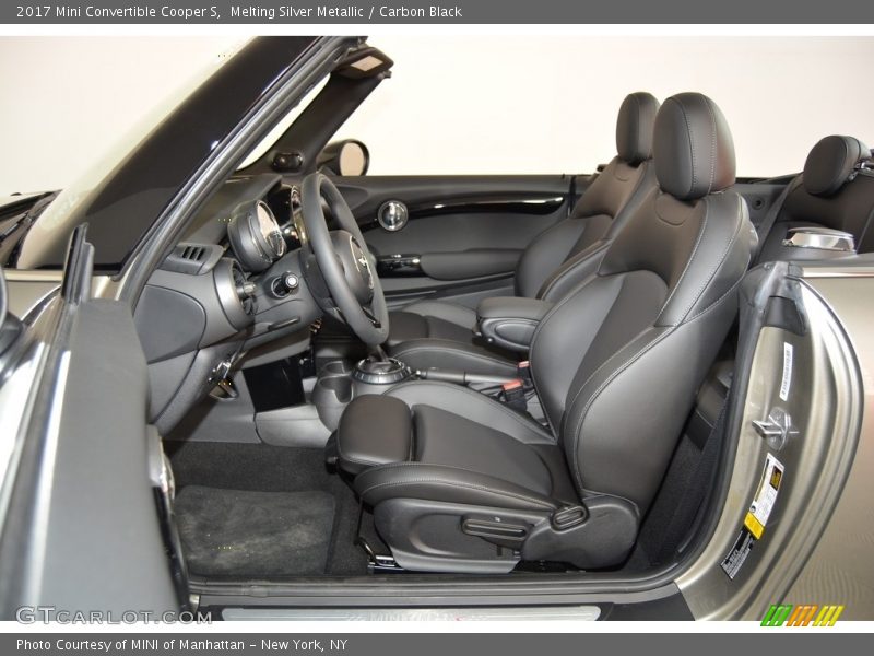  2017 Convertible Cooper S Carbon Black Interior