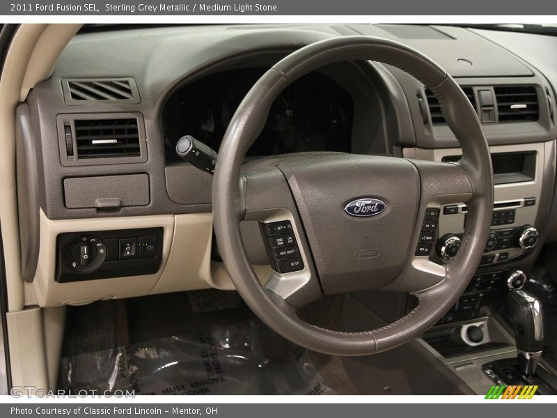 Sterling Grey Metallic / Medium Light Stone 2011 Ford Fusion SEL