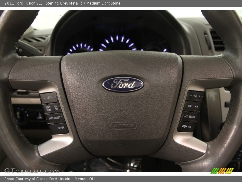 Sterling Grey Metallic / Medium Light Stone 2011 Ford Fusion SEL