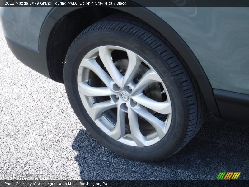 Dolphin Gray Mica / Black 2012 Mazda CX-9 Grand Touring AWD