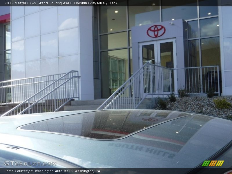 Dolphin Gray Mica / Black 2012 Mazda CX-9 Grand Touring AWD