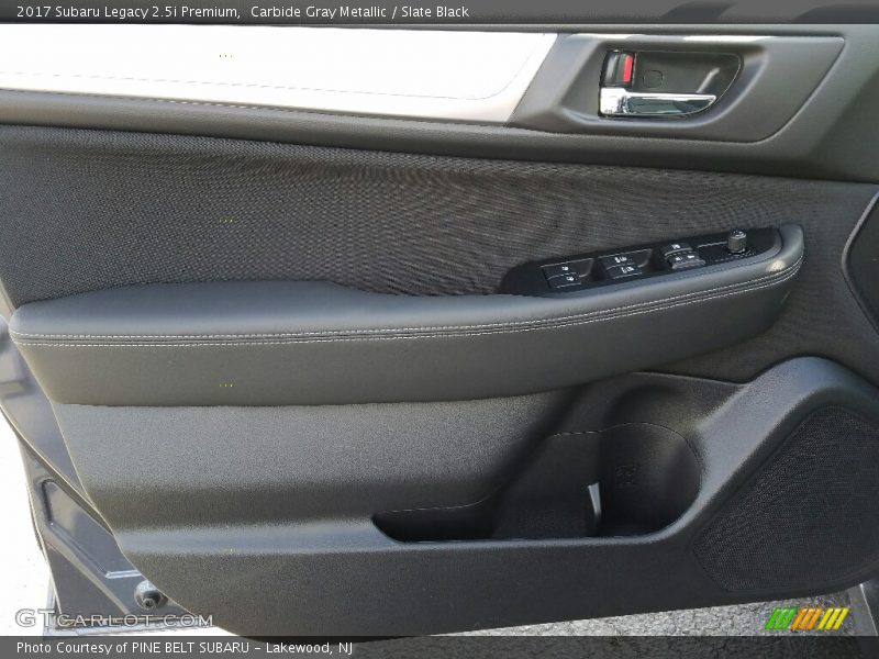 Carbide Gray Metallic / Slate Black 2017 Subaru Legacy 2.5i Premium