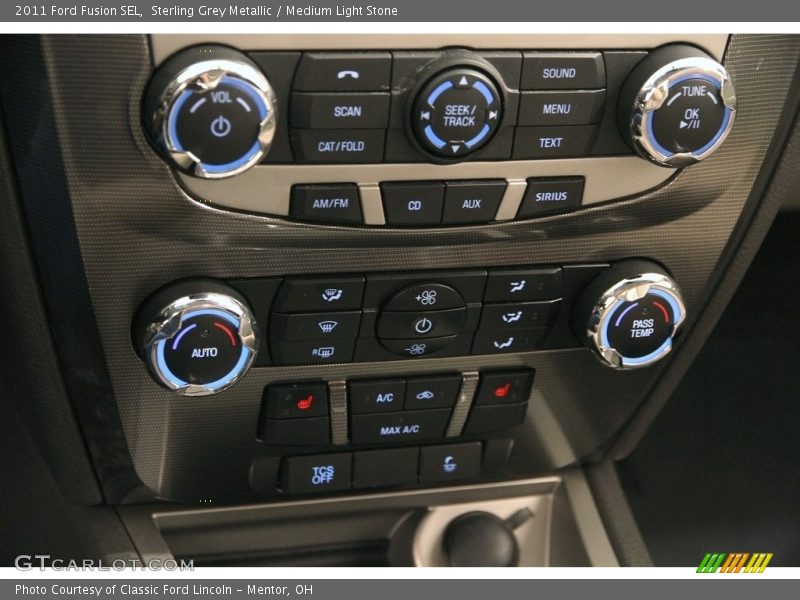 Sterling Grey Metallic / Medium Light Stone 2011 Ford Fusion SEL