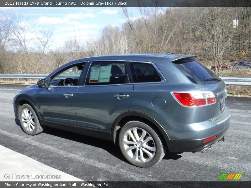Dolphin Gray Mica / Black 2012 Mazda CX-9 Grand Touring AWD