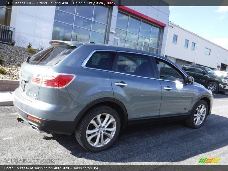 Dolphin Gray Mica / Black 2012 Mazda CX-9 Grand Touring AWD