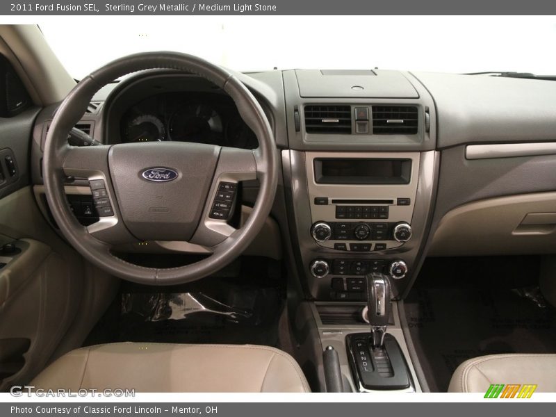 Sterling Grey Metallic / Medium Light Stone 2011 Ford Fusion SEL