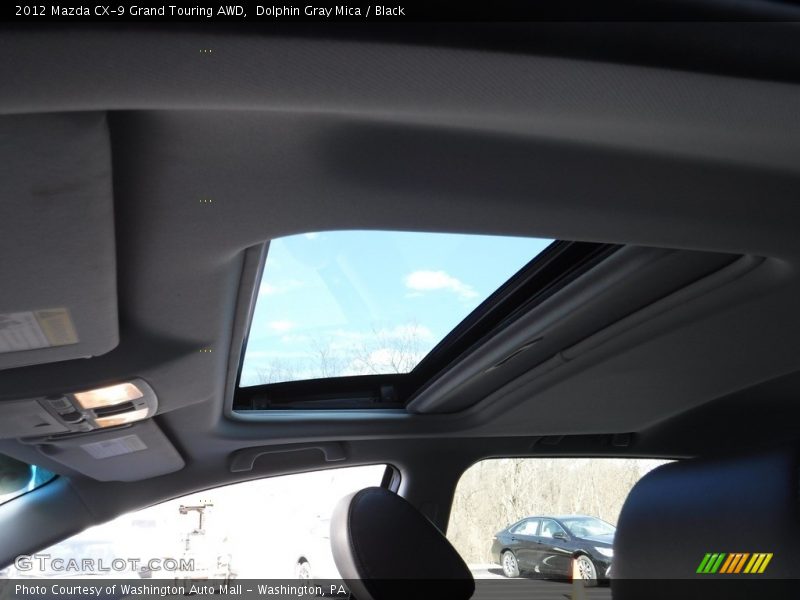Dolphin Gray Mica / Black 2012 Mazda CX-9 Grand Touring AWD