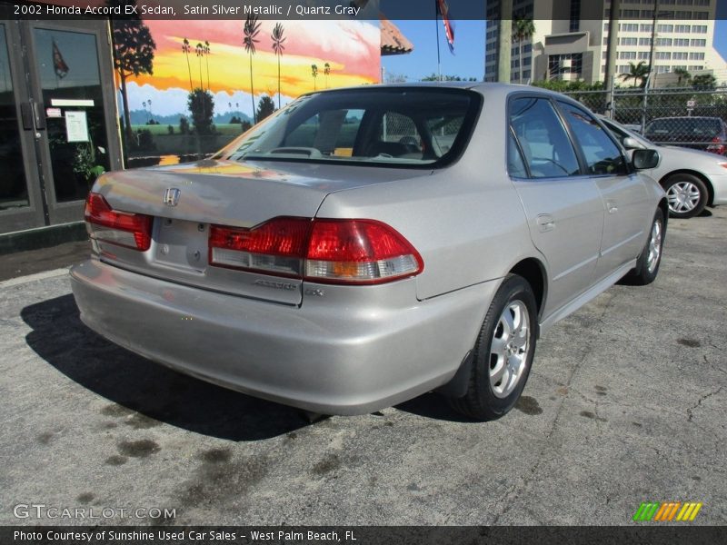 Satin Silver Metallic / Quartz Gray 2002 Honda Accord EX Sedan
