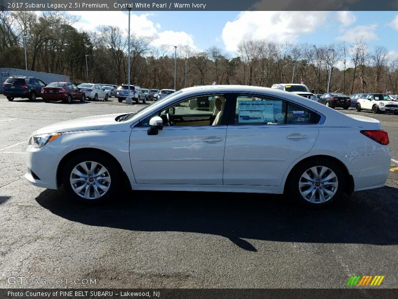 Crystal White Pearl / Warm Ivory 2017 Subaru Legacy 2.5i Premium
