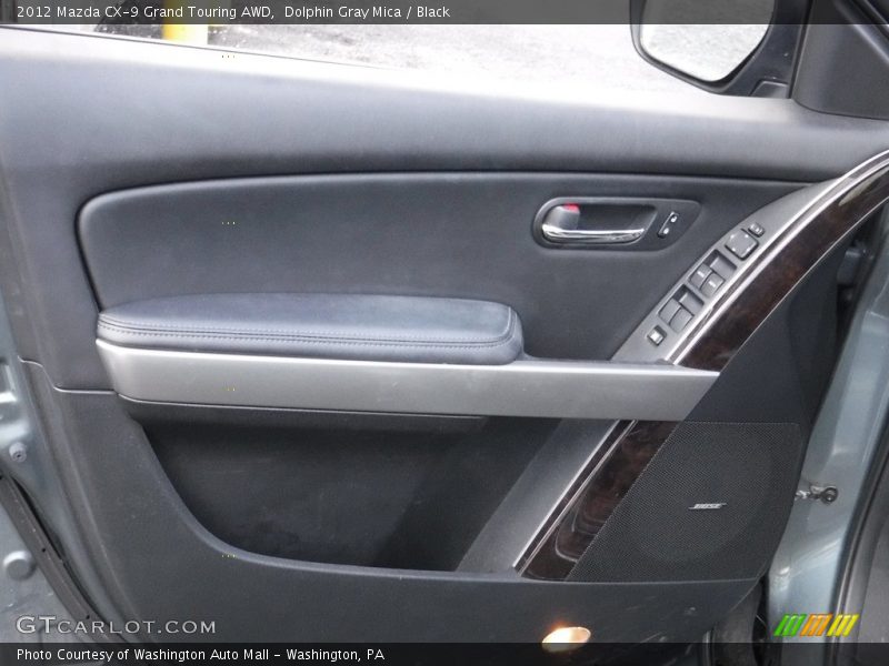 Dolphin Gray Mica / Black 2012 Mazda CX-9 Grand Touring AWD