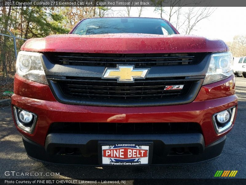 Cajun Red Tintcoat / Jet Black 2017 Chevrolet Colorado Z71 Extended Cab 4x4