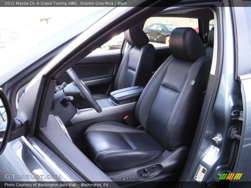 Dolphin Gray Mica / Black 2012 Mazda CX-9 Grand Touring AWD
