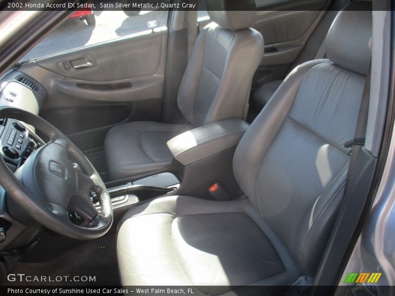 Satin Silver Metallic / Quartz Gray 2002 Honda Accord EX Sedan