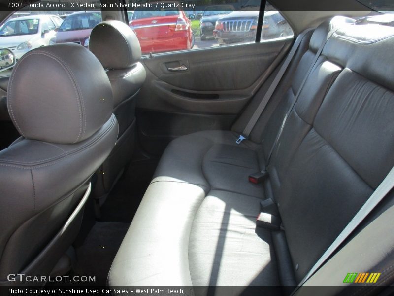 Satin Silver Metallic / Quartz Gray 2002 Honda Accord EX Sedan