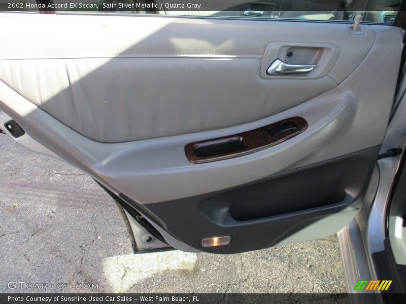Satin Silver Metallic / Quartz Gray 2002 Honda Accord EX Sedan
