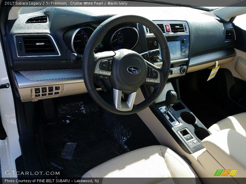 Crystal White Pearl / Warm Ivory 2017 Subaru Legacy 2.5i Premium