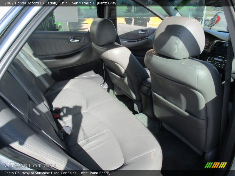 Satin Silver Metallic / Quartz Gray 2002 Honda Accord EX Sedan
