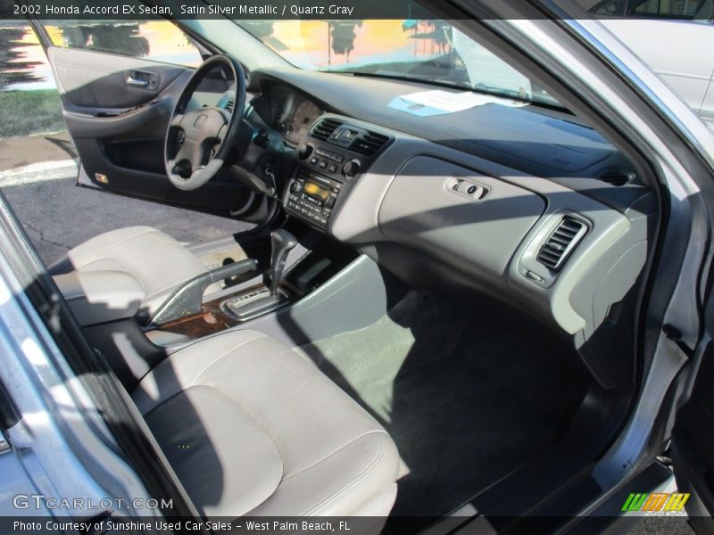 Satin Silver Metallic / Quartz Gray 2002 Honda Accord EX Sedan